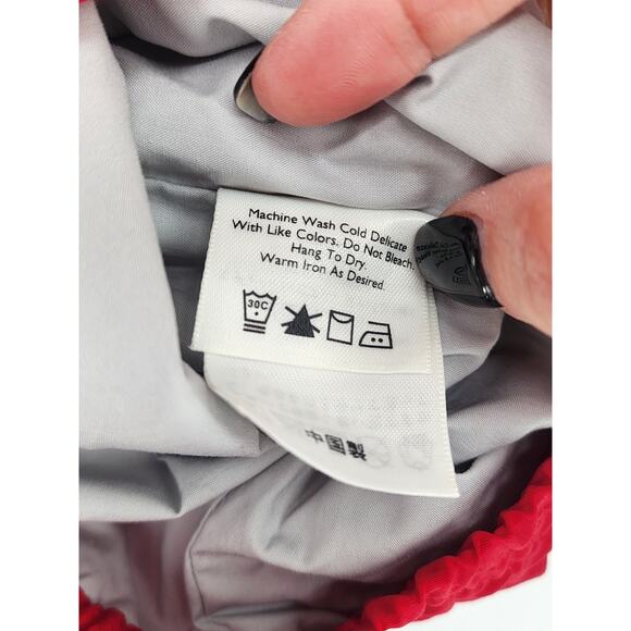 Eddie Bauer Red Water Repellent Windbreaker Jacket Men’s Size XXL - Picture 8 of 11